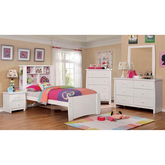 Marlee White Night Stand - Big's Furniture (NV) - Multi Location