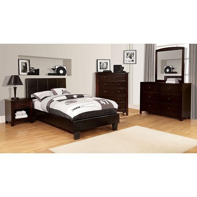 Winn Park Cal.King, E.King, Twin, & Full Bed Chrome, Gray, Brown, & Chrome - Big's Furniture (NV) - Multi Location