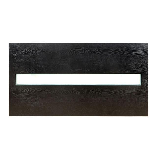 Luminar Black Glass-Insert Dining Table - Big's Furniture (NV) - Multi Location