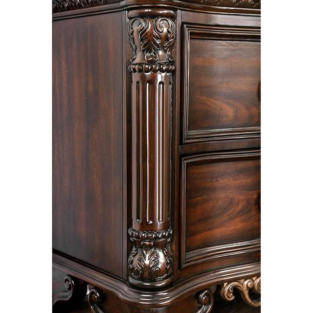 Menodora Brown Cherry Night Stand - Big's Furniture (NV) - Multi Location