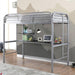 Opal Iii Black & Silver Twin Loft Bed - Big's Furniture (NV) - Multi Location