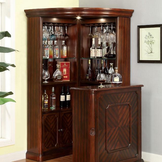VOLTAIRE Dark Cherry Curio - Big's Furniture (NV) - Multi Location