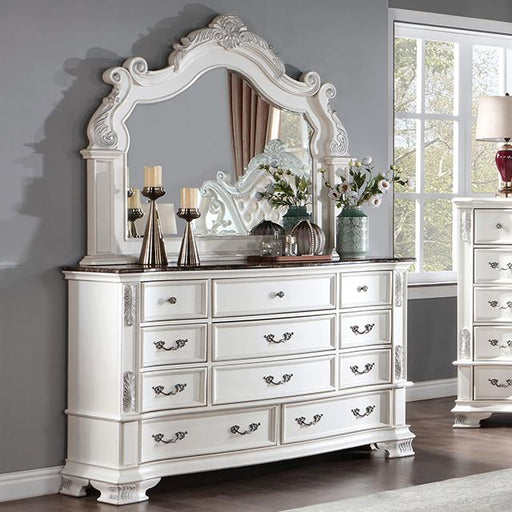 ESPARANZA Dresser, Pearl White - Big's Furniture (NV) - Multi Location