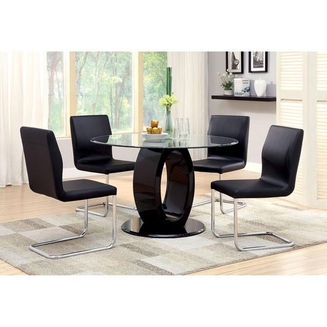 LODIA I Black/Silver Side Chair - Big's Furniture (NV) - Multi Location