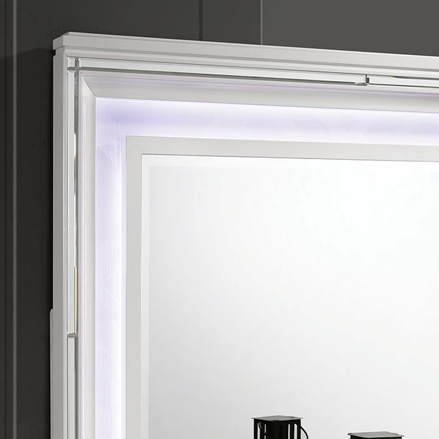 Emmeline Bed Silver & White - Big's Furniture (NV) - Multi Location