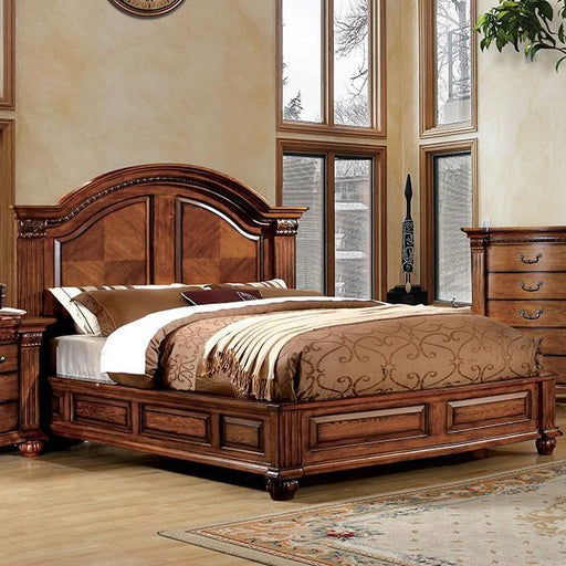 Bellagrand Bed Oak, Silver & Black - Big's Furniture (NV) - Multi Location