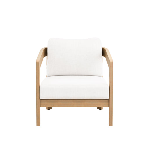Wesley Patio Club Chair W/ White Cushion