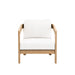 Wesley Patio Club Chair W/ White Cushion