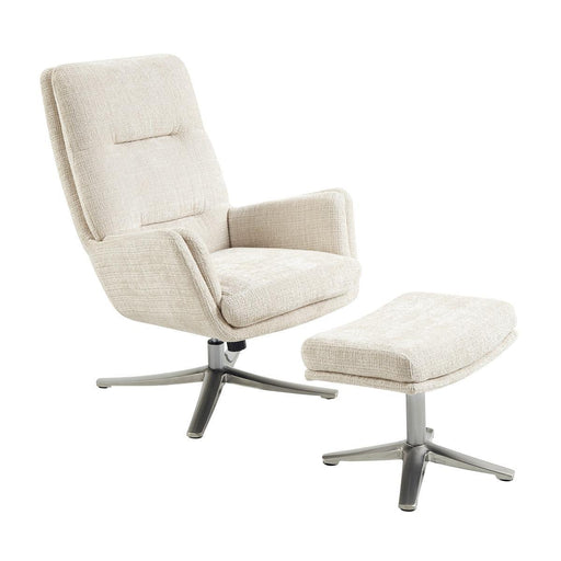 Parker Swivel Chair with Ottoman image