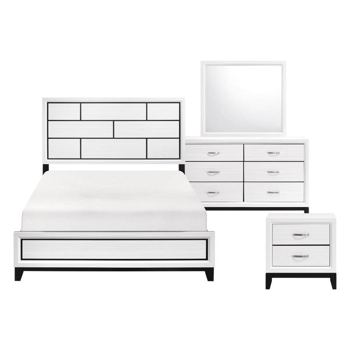 Davi 4 & 5 Piece Bed Set White image
