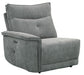 Tesoro Power Left Side Reclining Chair in Dark Gray 9509DG-LRPWH - Big's Furniture (NV) - Multi Location