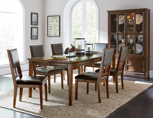 Frazier Park Dining Table in Dark Cherry 1649-82 - Big's Furniture (NV) - Multi Location