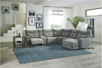 Tesoro Corner Seat in Dark Gray 9509DG-CR - Big's Furniture (NV) - Multi Location