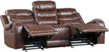 Putnam Power Double Reclining Sofa with Drop-Down in Brown 9405BR-3PW - Big's Furniture (NV) - Multi Location