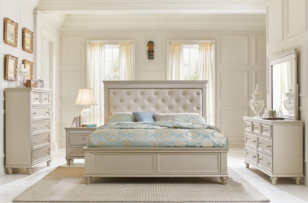 Celandine Full Panel Bed in Pearl/Silver 1928F-1 - Big's Furniture (NV) - Multi Location