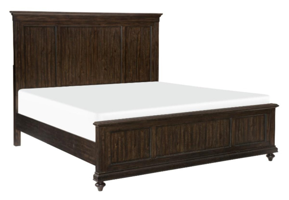 Cardona Queen Panel Bed in Driftwood Charcoal 1689-1 - Big's Furniture (NV) - Multi Location