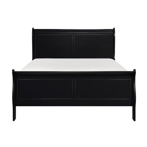 Mayville Queen Sleigh Bed in Black 2147BK-1 - Big's Furniture (NV) - Multi Location