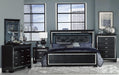 Allura King Panel Bed in Black 1916KBK-1EK - Big's Furniture (NV) - Multi Location