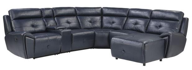 Avenue Left Side Reclining Chair in Navy 9469NVB-LR - Big's Furniture (NV) - Multi Location