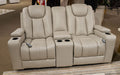 Elevate Edges Glider Reclining Loveseat with Console - Big's Furniture (NV) - Multi Location