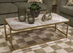 Manor Stone Coffee Table - Big's Furniture (NV) - Multi Location
