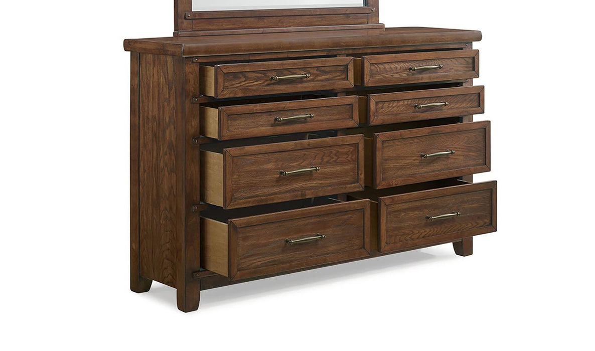 new classic furniture dresser New Classic Furniture Blue Ridge Dresser in Rustic Gray B1334-050