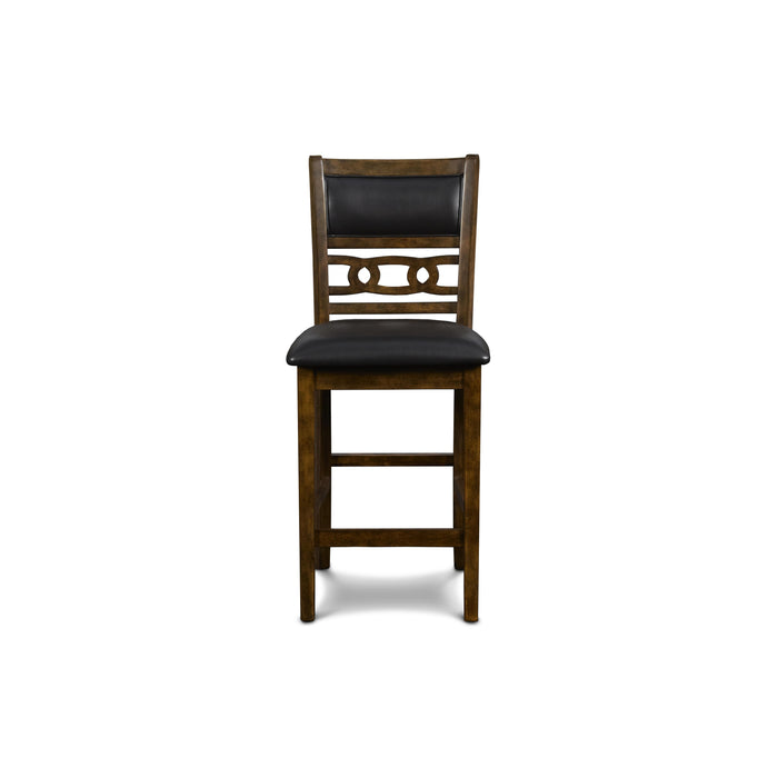 GIA 42" COUNTER DROP LEAF TABLE W/2 CHAIRS-BROWN
