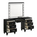 VALENTINO VANITY TABLE MIRROR (BULBS NOT INCLUDED)-BLACK - Big's Furniture (NV) - Multi Location