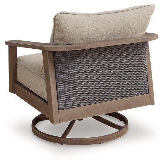 Harmony Headlands Outdoor Swivel Lounge with Cushion - Big's Furniture (NV) - Multi Location