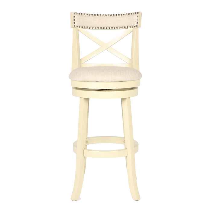 York 29" Bar Stool-White