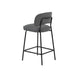 Blythe Gray Vegan Leather Counter Chair (2 Per Carton)