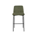Erik Bar Chair W/ Black Metal Frame- Green (2 Per Carton)