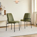 Erik Side Chair W/ Black Metal Frame -Green (2 Per Carton)