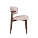 Royce Side Chair W/ Walnut Metal Frame -Toast (2 Per Carton)