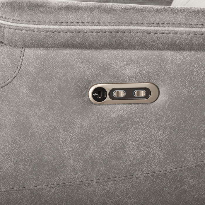 Kamari Raf Loveseat W/One Pwr Hr & Fr-Gray