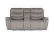 Kamari Console Loveseat W/Pwr Hr & Fr-Gray