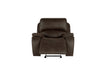 Brookings Glider Recliner W/Pwr Hr & Fr-Brown