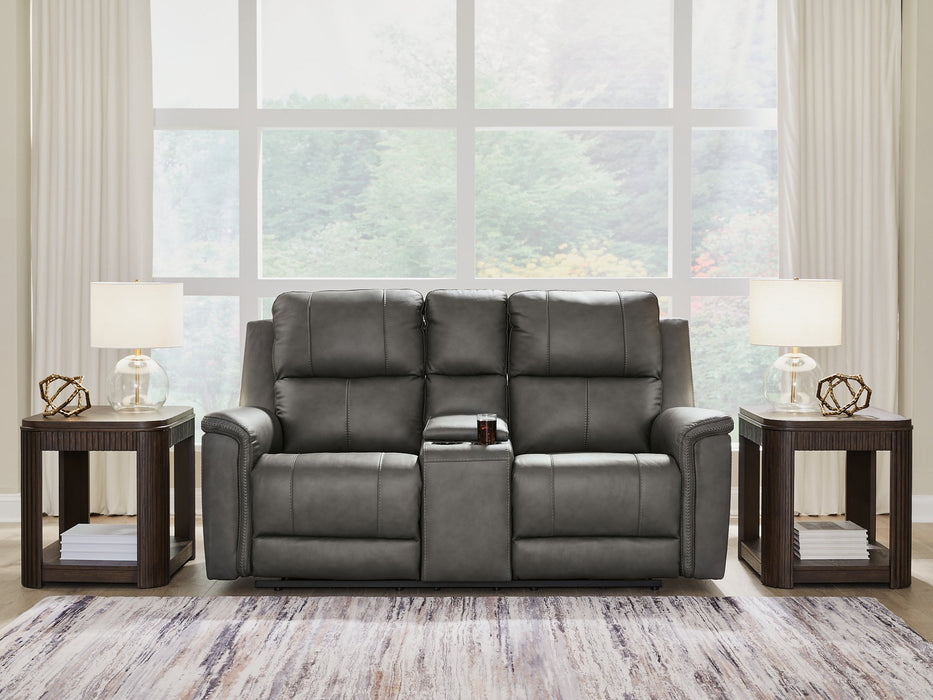 Bleckley Power Reclining Loveseat with Console - Big's Furniture (NV) - Multi Location