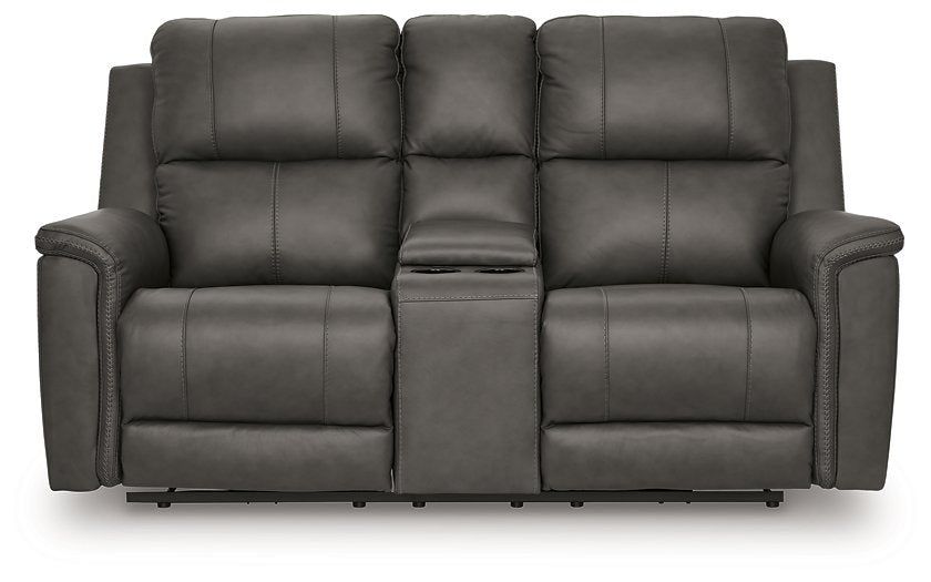 Bleckley Power Reclining Loveseat with Console - Big's Furniture (NV) - Multi Location