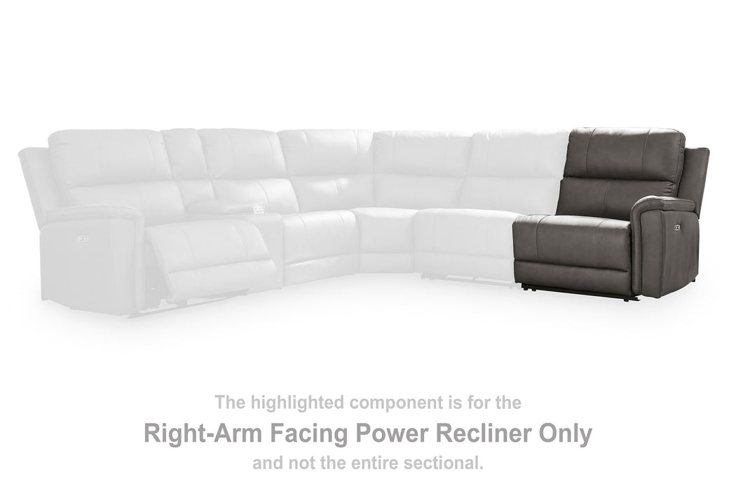 Bleckley Power Reclining Sectional - Big's Furniture (NV) - Multi Location
