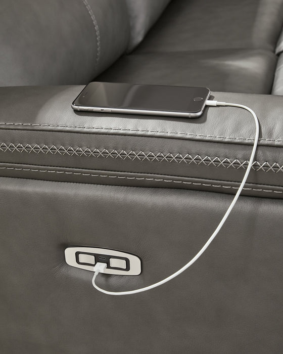 Bleckley Power Reclining Sectional - Big's Furniture (NV) - Multi Location