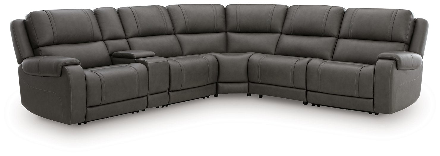 5Z - Pittson Power Reclining Sectional - Big's Furniture (NV) - Multi Location