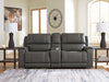 5Z - Pittson Power Reclining Sectional Loveseat with Console - Big's Furniture (NV) - Multi Location