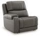 5Z - Pittson Power Reclining Sectional Loveseat with Console - Big's Furniture (NV) - Multi Location