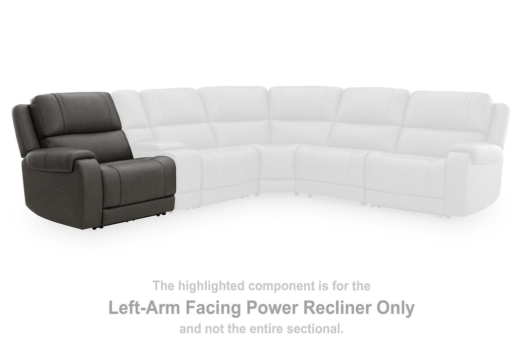 5Z - Pittson Power Reclining Sectional - Big's Furniture (NV) - Multi Location