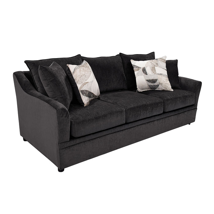 Sylvie Sofa W/4 Accent Pillows-Lush Mink Gray