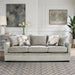 Sylvie Sofa W/4 Accent Pillows-Lush Silver Gray