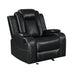 Orion Ii Glider Recliner-Black