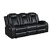 Orion Ii Sofa W/ Pwr Fr & Hr-Black