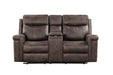Quade Console Loveseat W/ Pwr Fr-Mocha